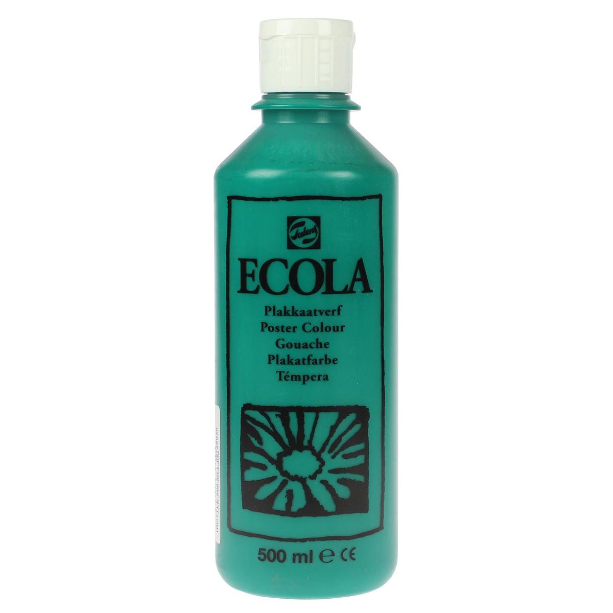 Talens - Guazzo Ecola flacone da 500 ml, verde scuro