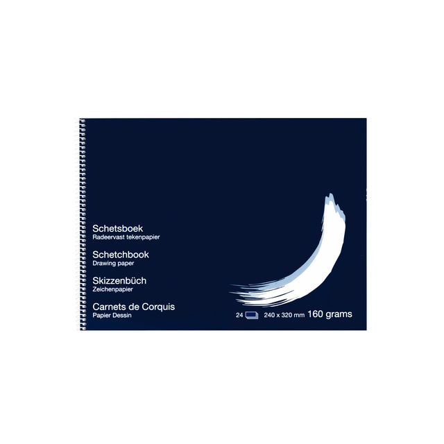 Papyrus - Sketchbook 240x320mm 160gr 24 sheets | 10 pieces