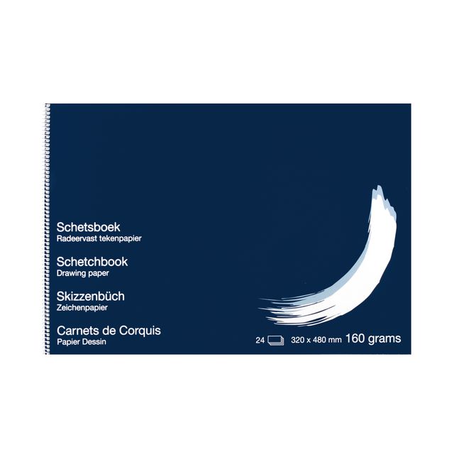 Papyrus -  Schetsboek 320x480mm 160gr 24 vel | 5 stuks