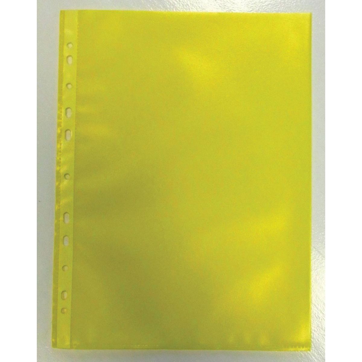 Bronyl - Borsa da esposizione traforata, gialla, conf. da 50