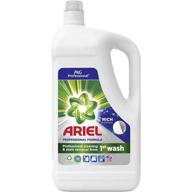 Ariel - Détergent liquide régulier, 110 lavages, 4,95 litres