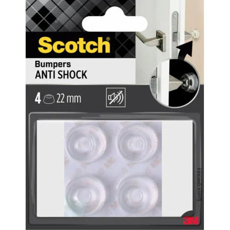 3M - Pare-chocs, Anti choc, 22 mm, blister de 4 pièces
