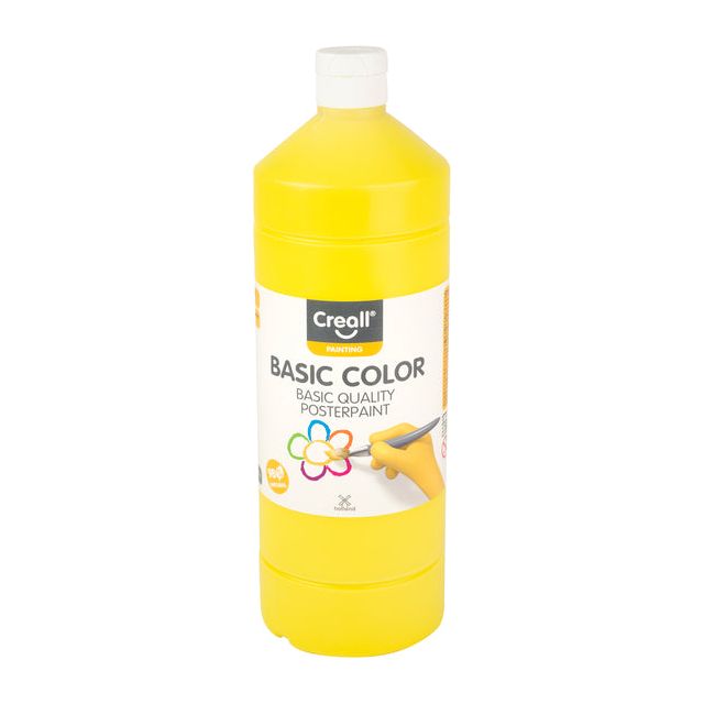 Creall - Pastor Paint Creall Basic Yellow 1000ml | Flaschen Sie 1000 Milliliter | 6 Stück