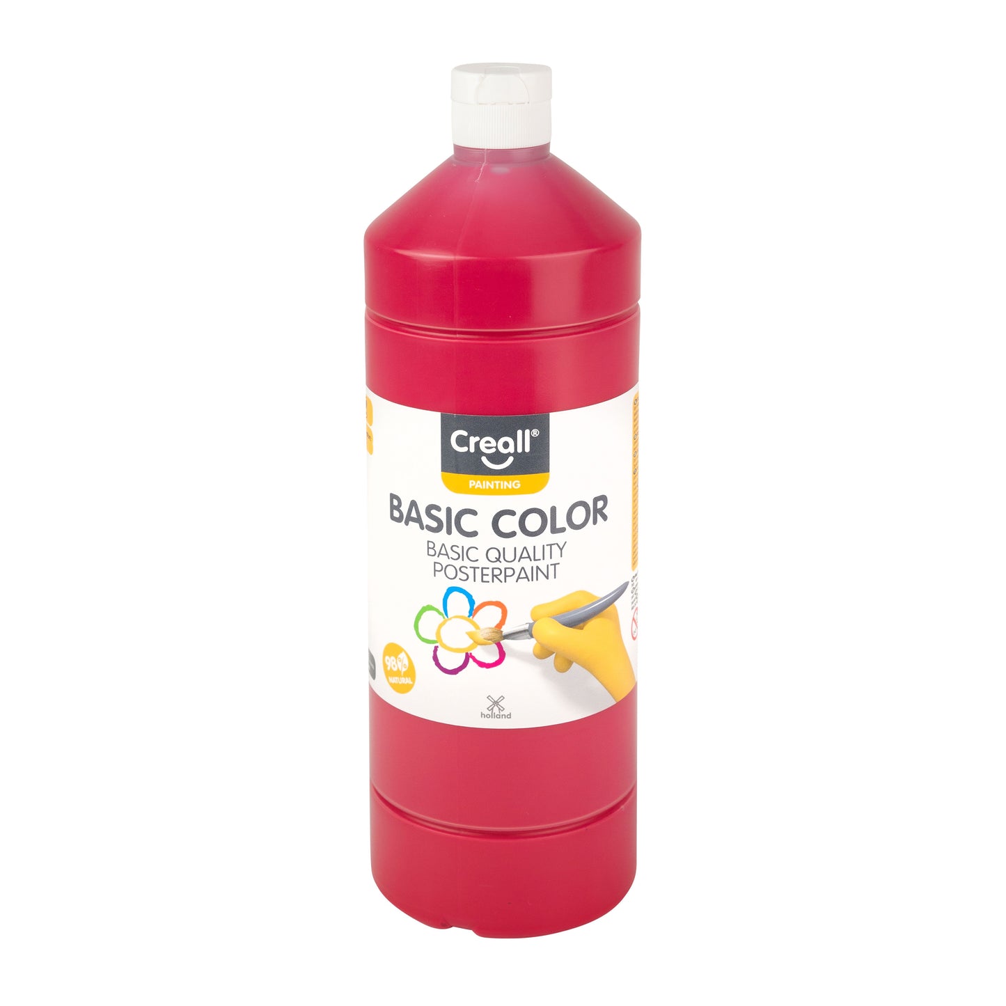 Creall - Pintura para carteles basico rojo 1000ml | 6 piezas