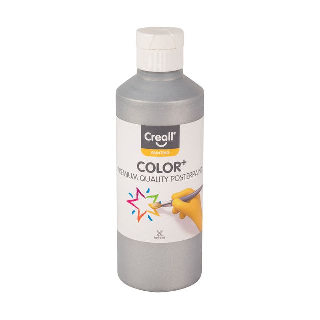 Creall - Plakkaatverf 20 zilver 250 ml | 6 stuks