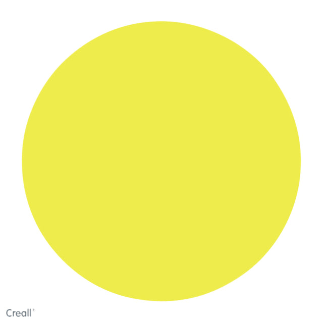 Creall -  Plakkaatverf fluor geel 250ml | 6 stuks