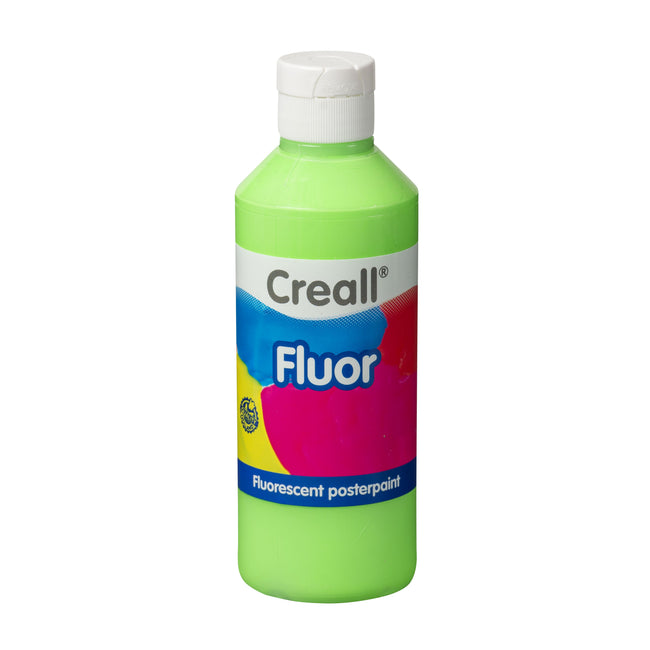 Creall -  Plakkaatverf  fluor groen 250ml