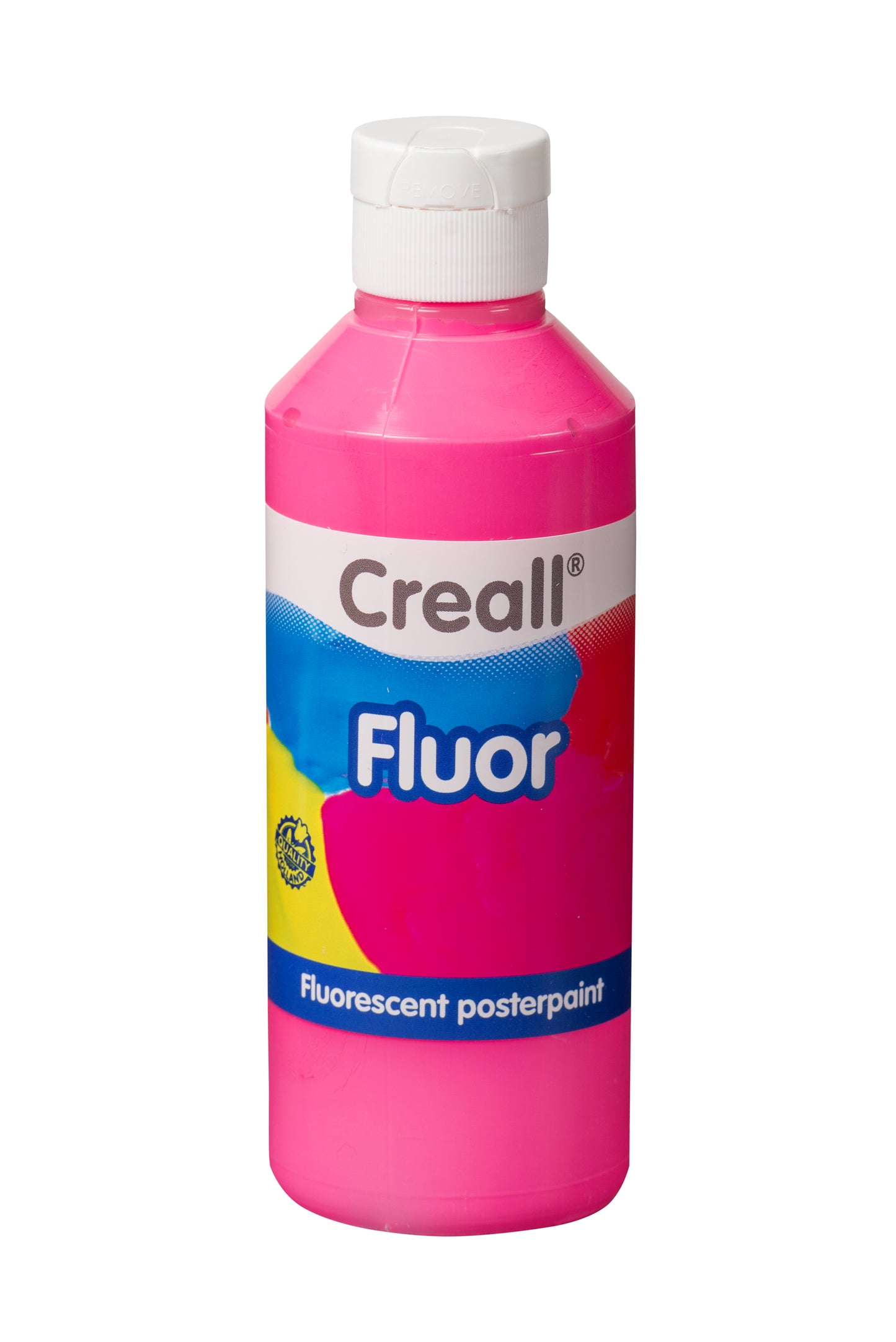 Creall - Peinture pour affiches rose fluo 250ml | 6 pièces