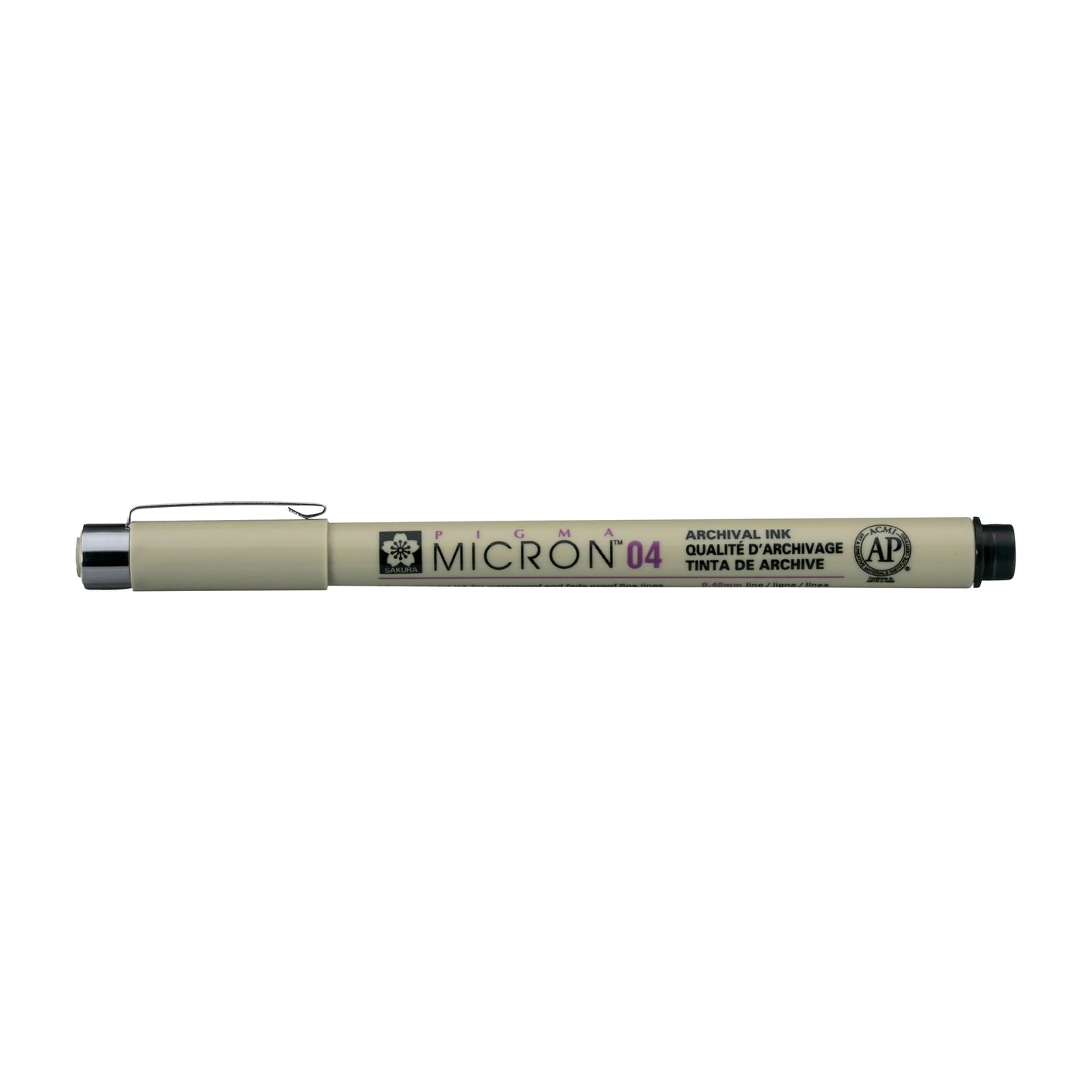 Sakura - Fineliner pigma micron 04 0.4mm black