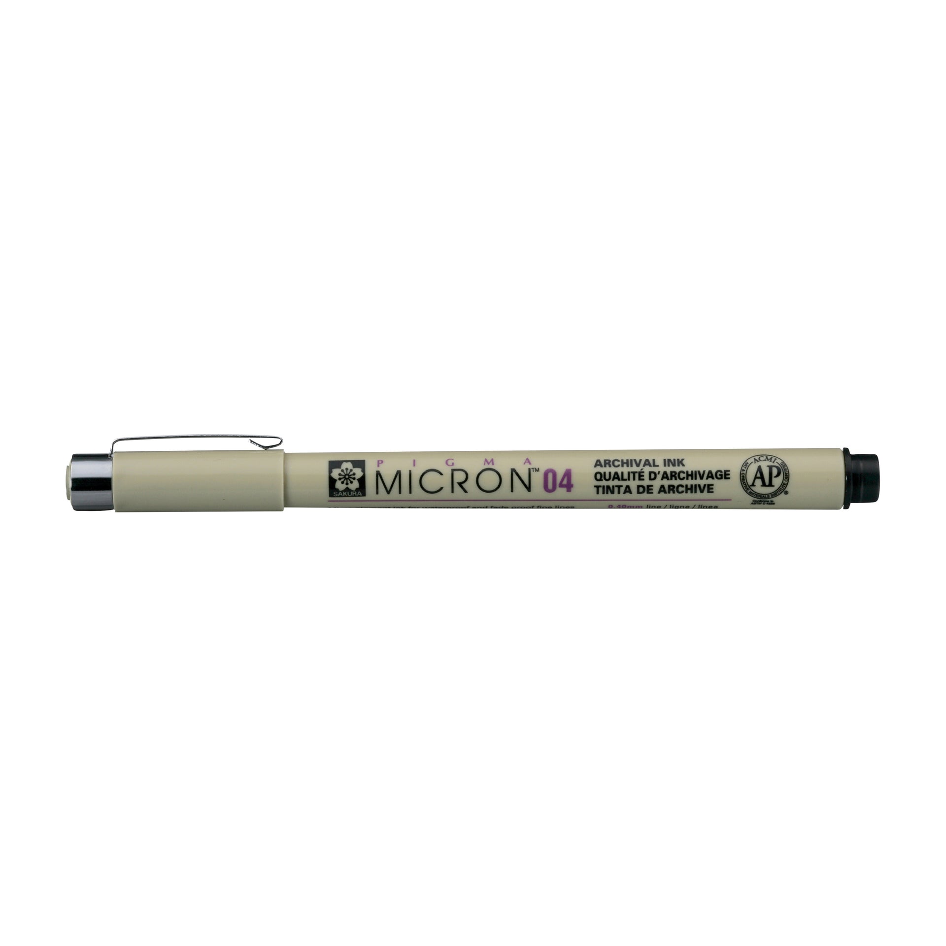 Sakura - Fineliner pigma micron 04 0.4mm black