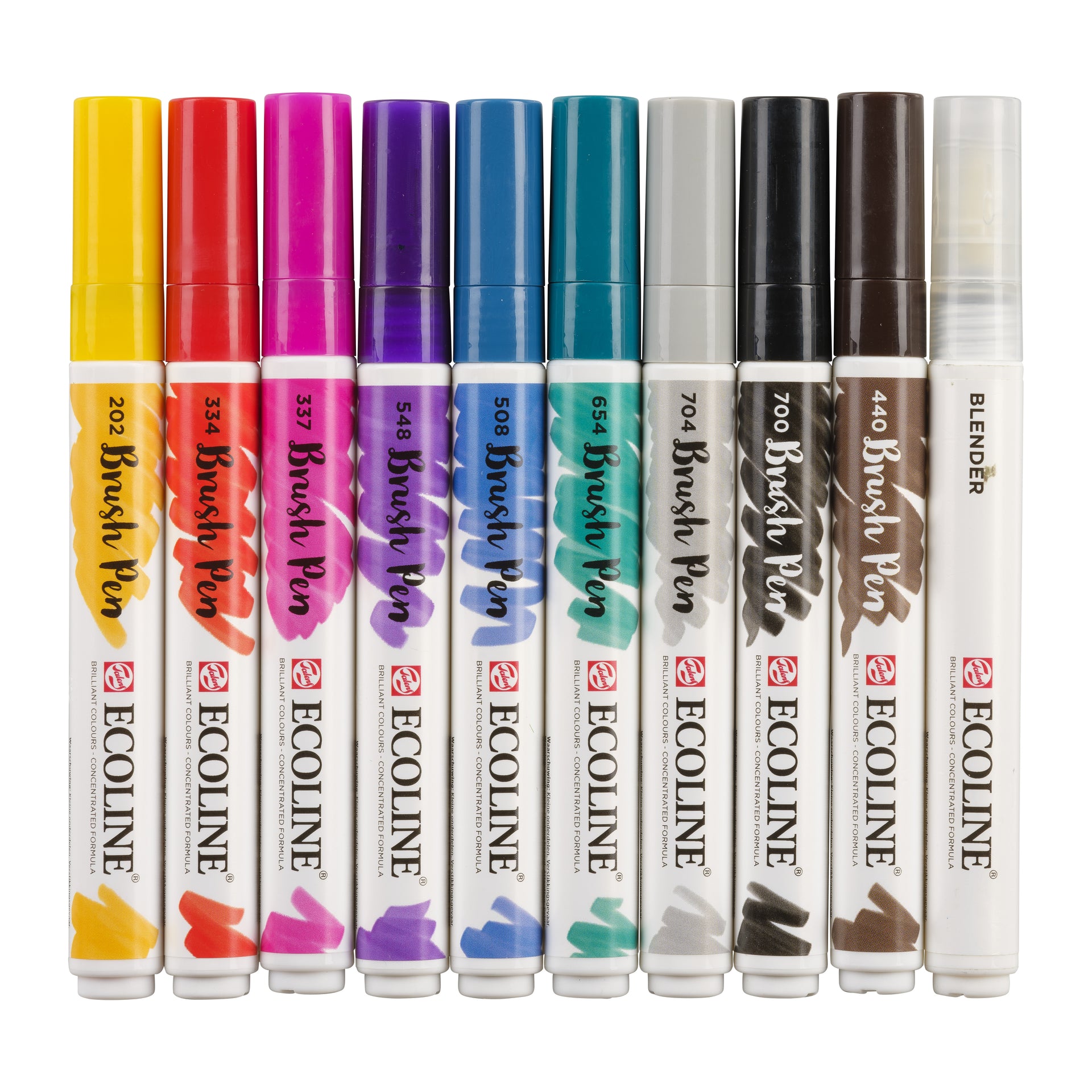 Talens - Brushpen Ecoline set of 10 hand lettering | 3 pieces