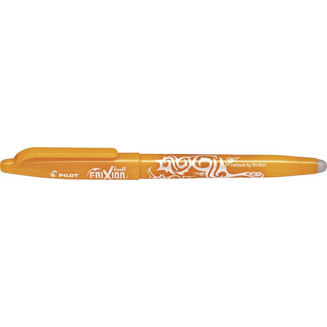 Pilot - Rollerpen Frixion BL-FR7 0.35mm abrikoos oranje | 12 stuks