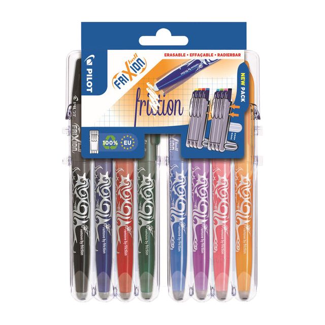 Pilot - Rollerpen Frixion Set2Go BL-FR7 0551591 0.35mm set à 8 stuks ass