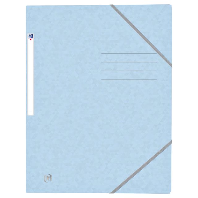 Oxford - Elastomap Oxford Top File + A4 Pastel Blue | 10 morceaux