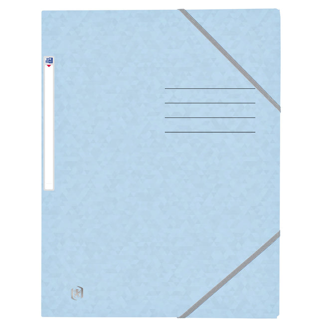 Oxford - Elastomap Top File+ A4 3 rabats 390gr bleu pastel