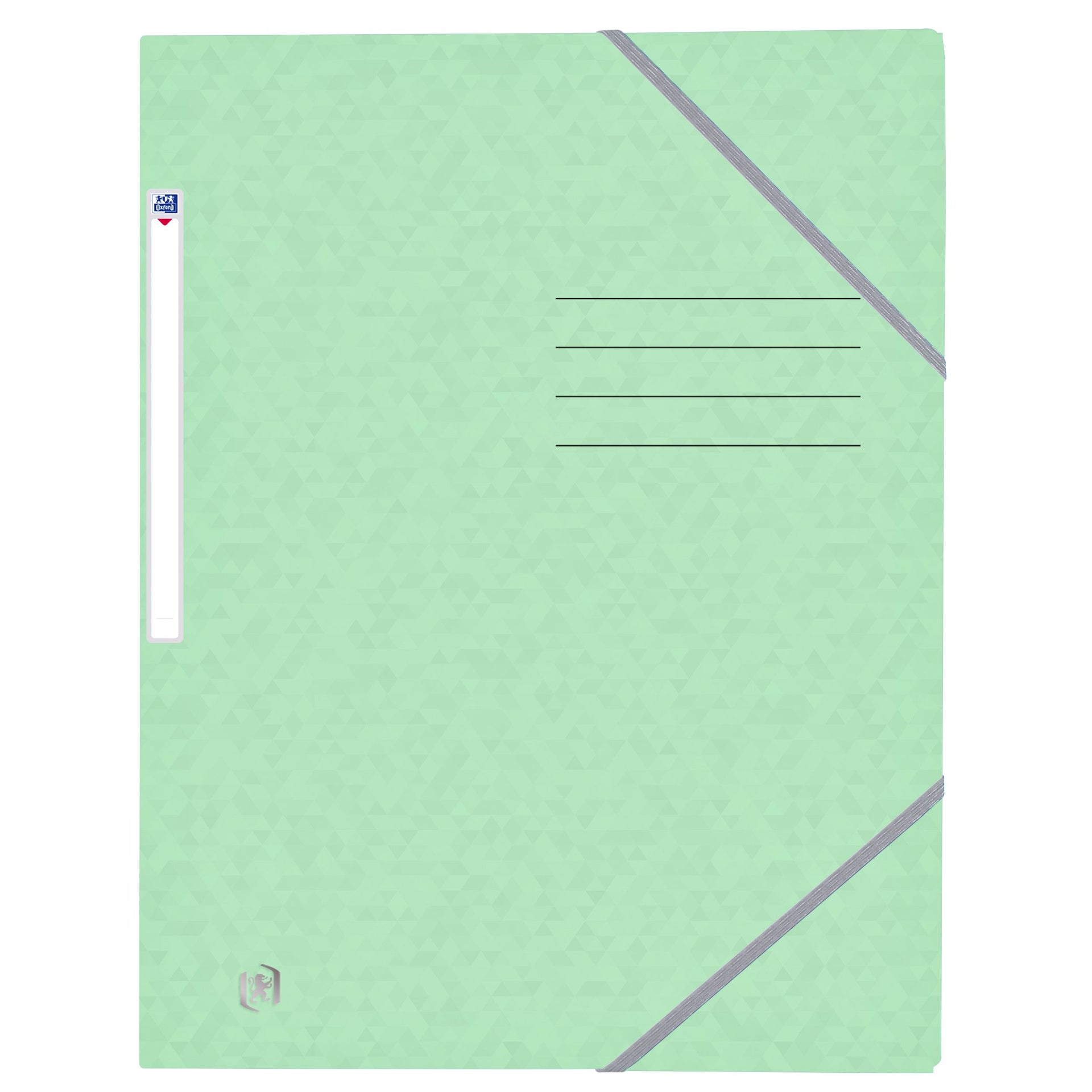 Oxford -  Elastomap  top file+ a4 pastel groen | 10 stuks