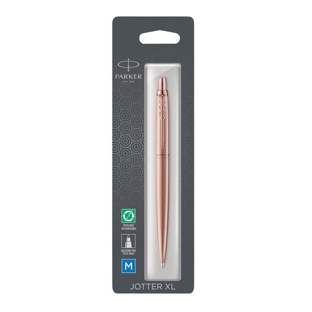 Parker - Ballpen Parker Jotter XL Monochrom m Pink Gold | Blasen Sie ein 1 Stück