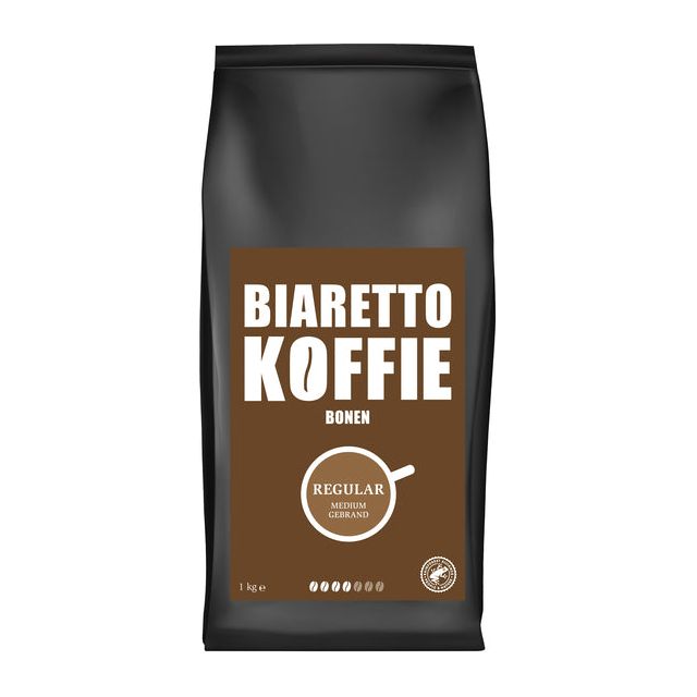 BIAretto - Kaffee Biaretto Bohnen reguläre 1000 Gramm | Tasche A 1000 Gramm | 4 Stück