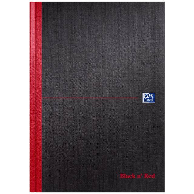 Oxford - Notebook Oxford Black n 'Red A4 96vel ​​Blanco | 1 pièce