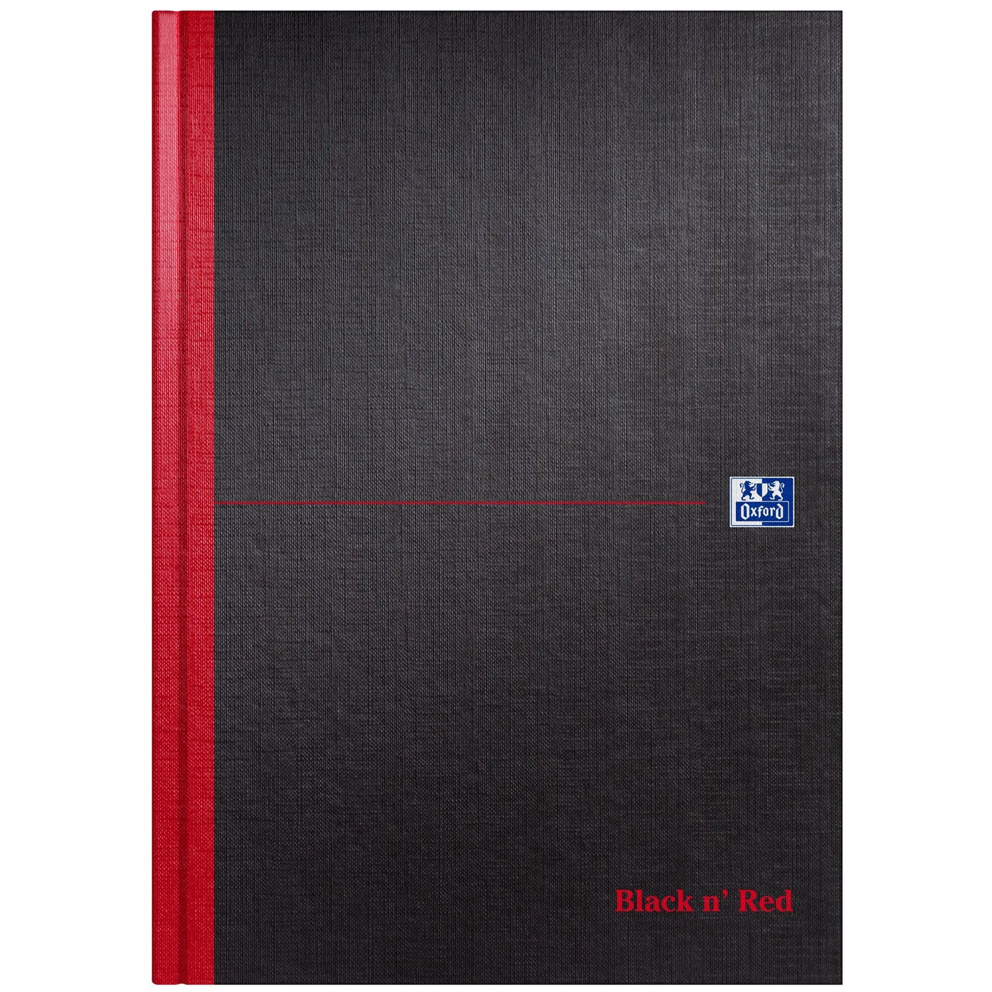 Oxford - Notebook Black n' Red A4 96 fogli bianchi | 5 pezzi