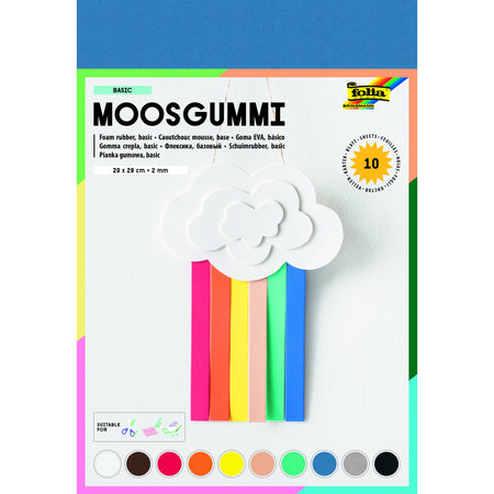 Folia - Foam 20x29cm basic 10 colours