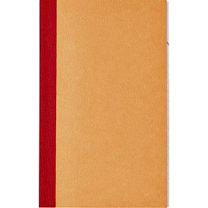 Office - Kasboek 135x83mm 72blz 1 kolom oranje | 20 stuks