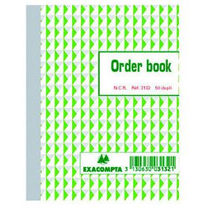 Exacompta - Orderbook, FT 13,5 x 10,5 cm, dupli (50 x 2 feuilles)