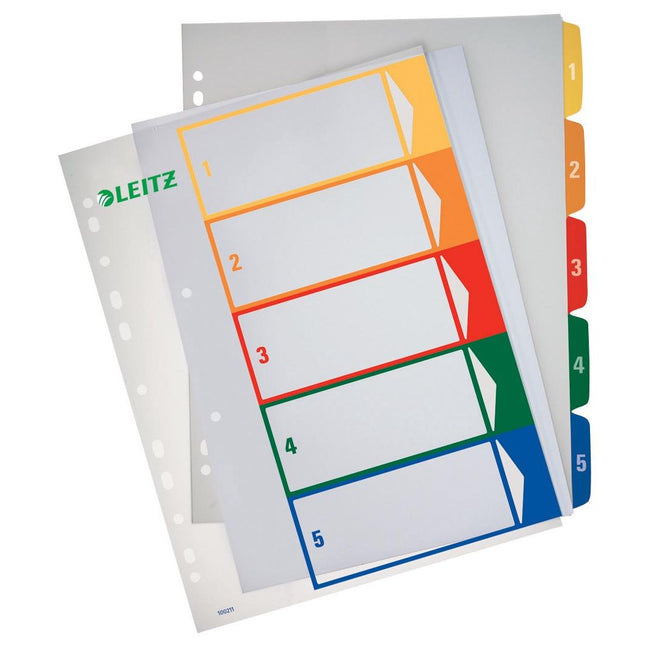Leitz -  PC printbare Project Indexen 5 tabs