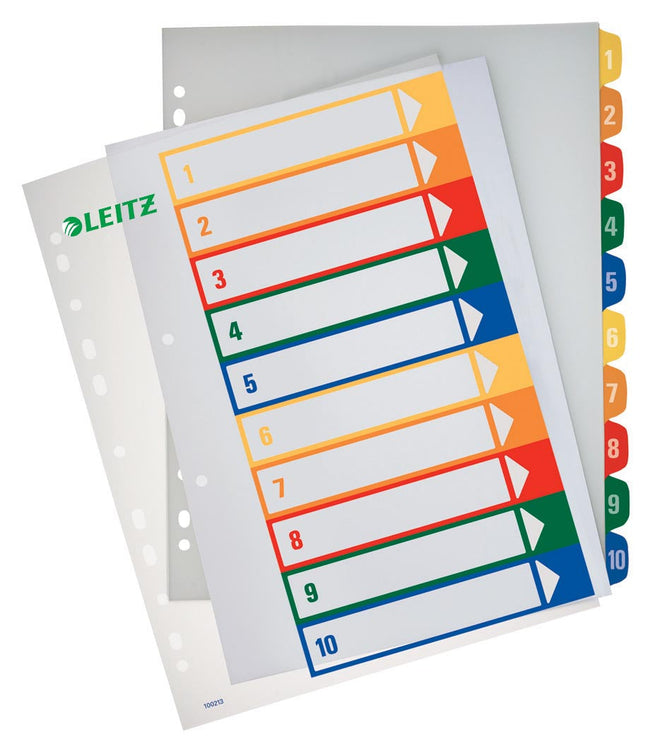 Leitz - PC Printable Project Indizes 10 Registerkarten