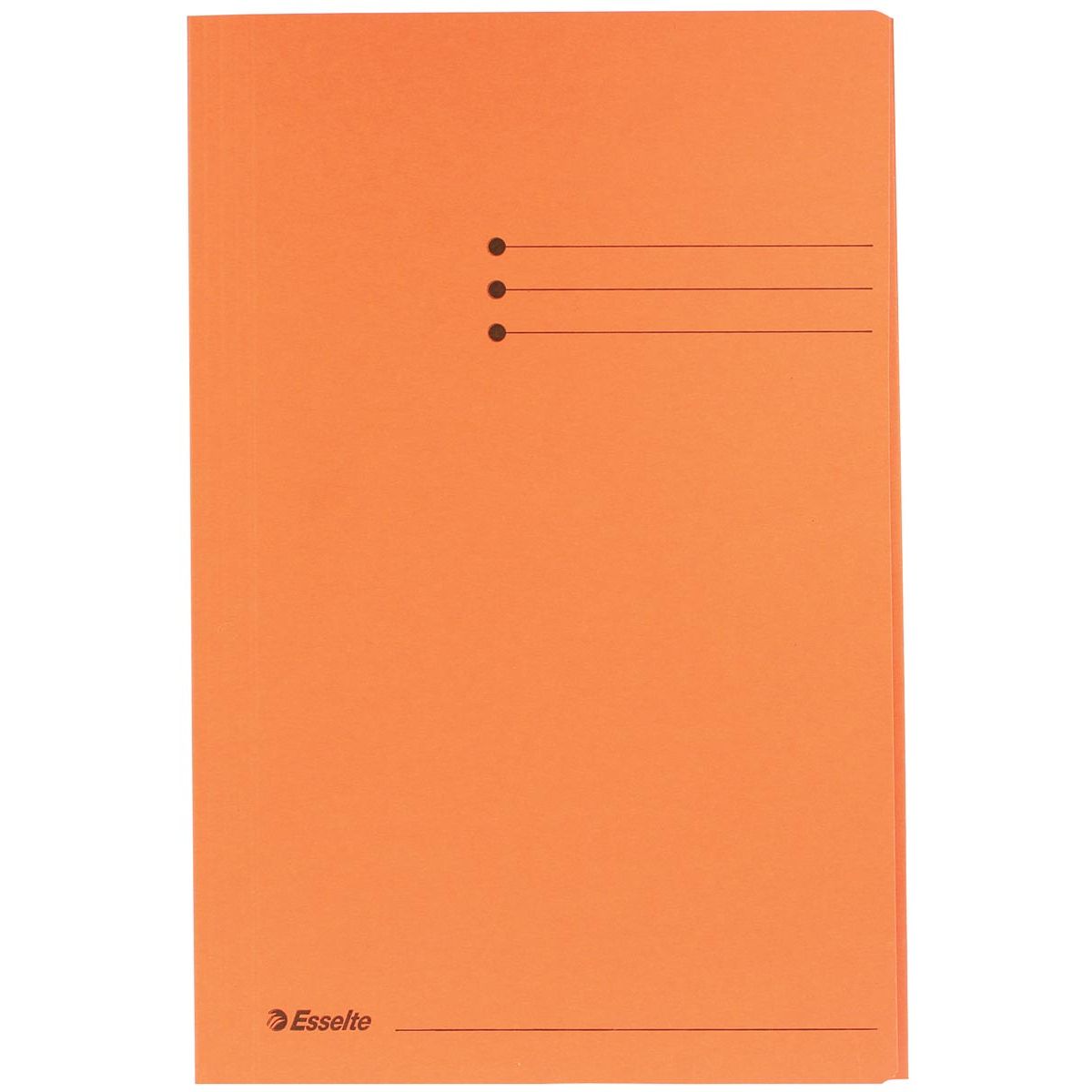 Esselte - Dossier folio 3 rabats manille 275gr orange
