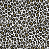 Klika - Papel de regalo Papel de regalo Manchas de leopardo dorado sobre blanco acanalado 50 cm