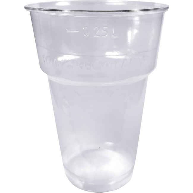 Klika -  Glas | bierglas | Proppy | gerecycled PET | 250ml | 108mm | helder | 1000 stuks