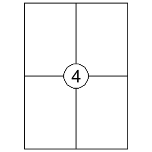 Quantore - Etiket 105x148mm 400 stuks