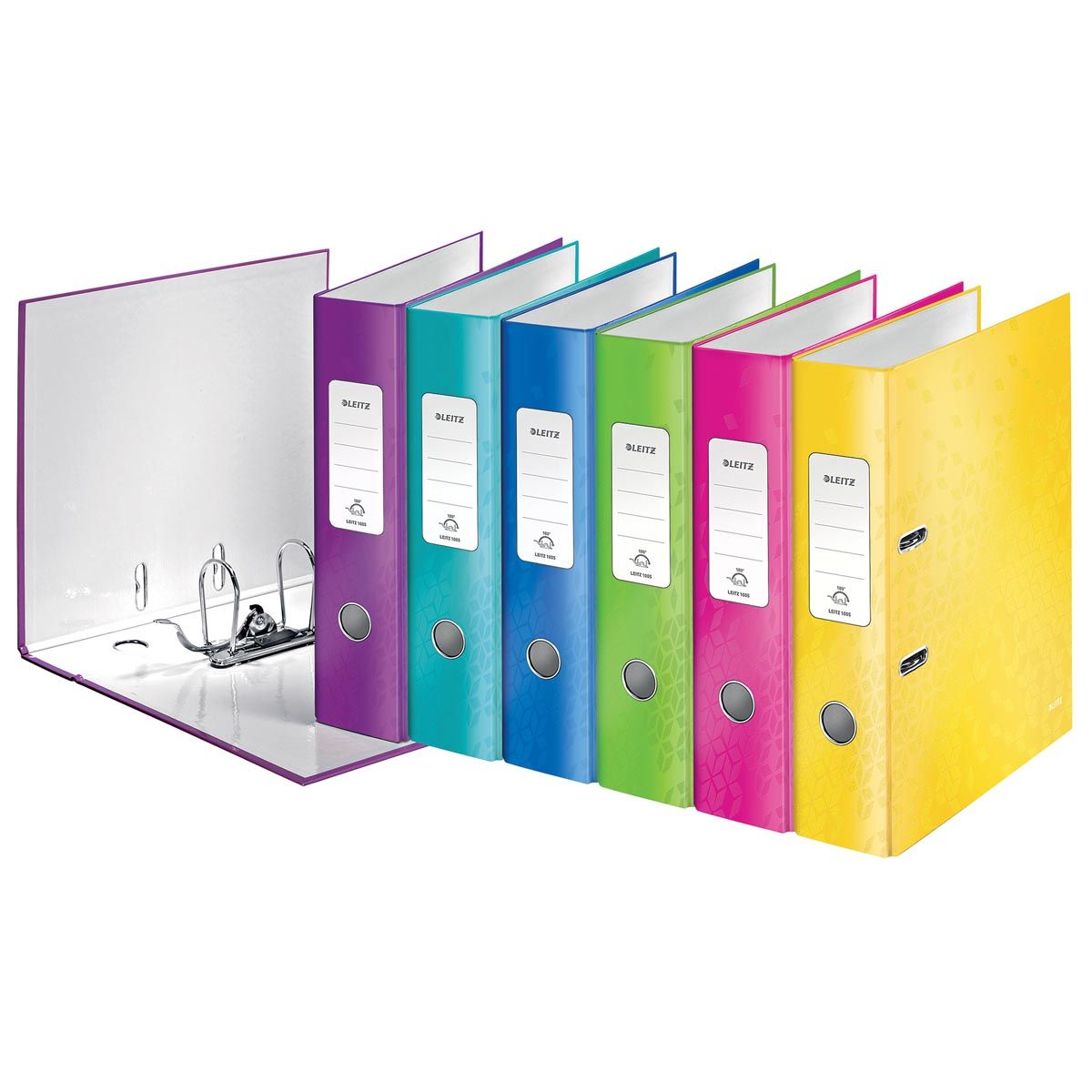 Cartella Leitz - WOW, colori assortiti, dorso da 8,0 cm