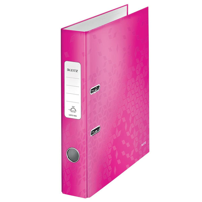 Leitz - WOW folder pink, spine of 5.2 cm