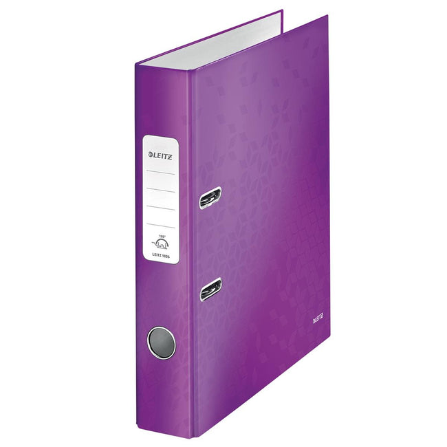 Leitz - WOW folder purple, spine of 5 cm