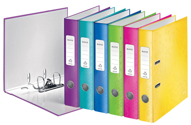 Leitz - WOW folder, assorted colors, spine of 5.2 cm