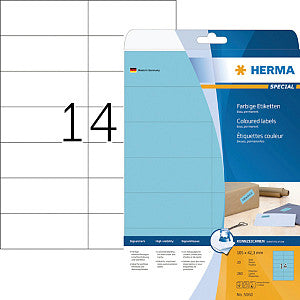 HERMA - Etiket herma 5060 105x42.3mm verwijderb bl 280st | Blister a 20 vel