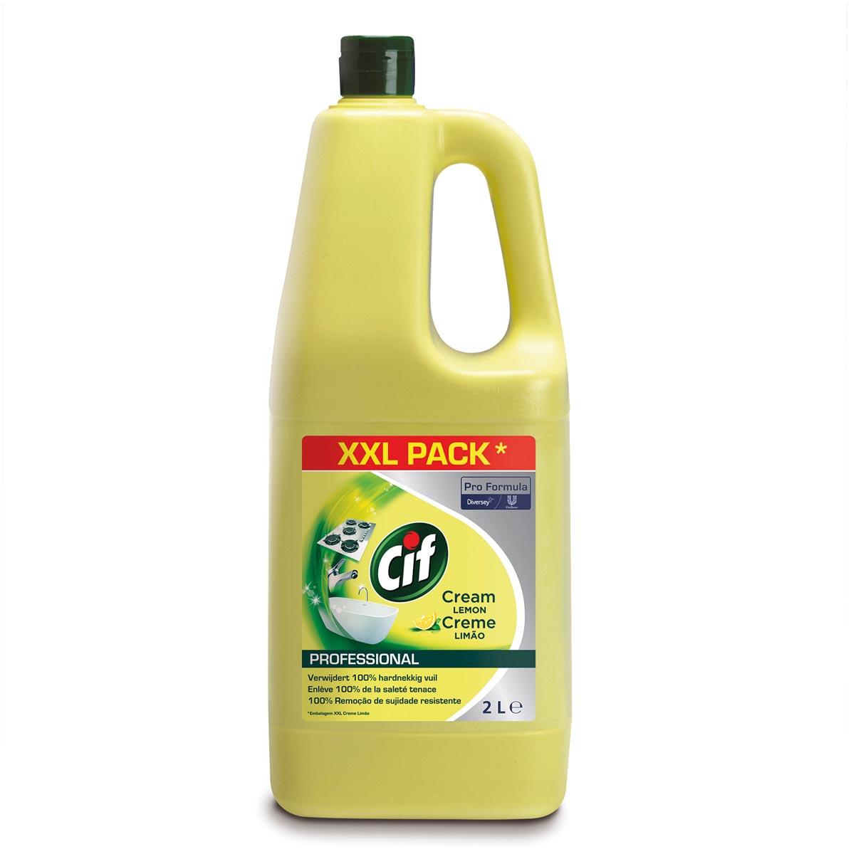 CIF - Schleifcreme Citroen, 2 -Liter -Fläschchen