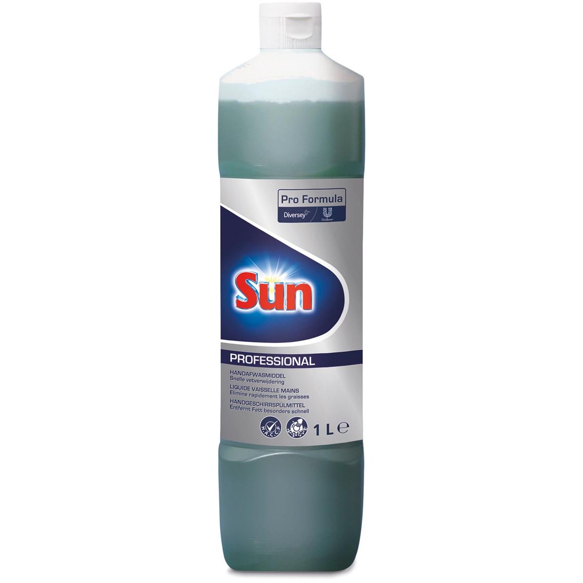 Sun - Líquido lavavajillas Pro Fórmula 1 litro