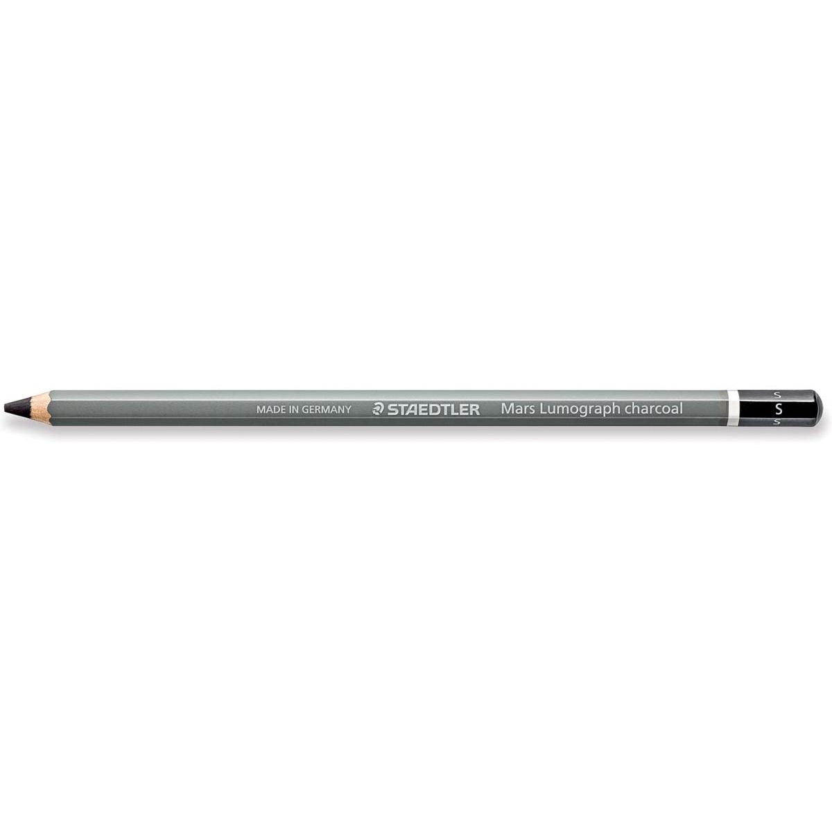 Staedtler - lápiz de carbón Lumograph, suave
