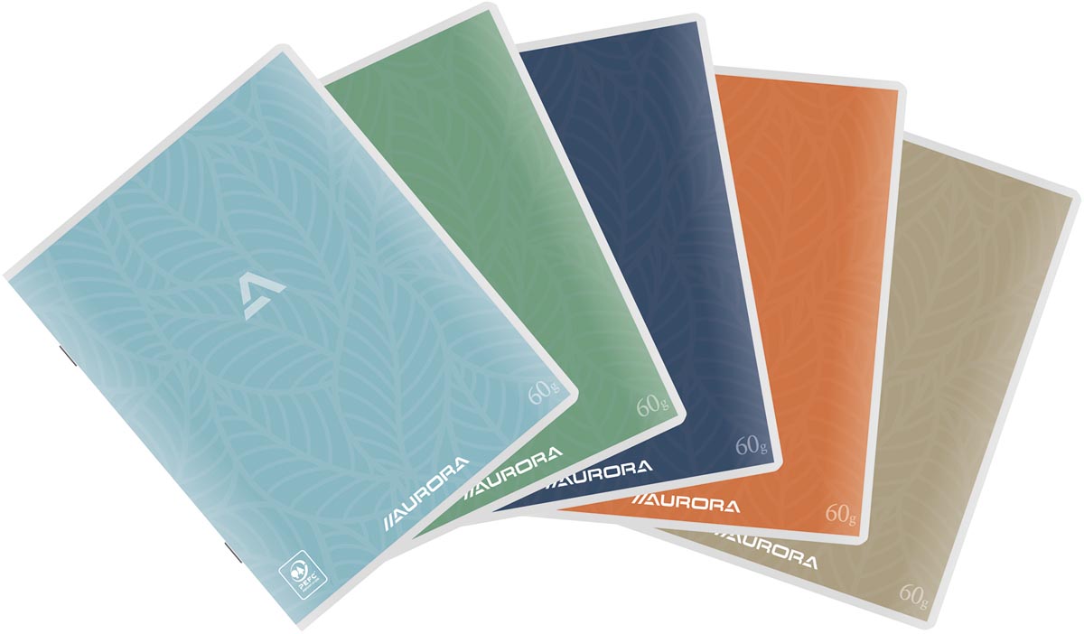 Aurora -  Writing 60 kladschrift 200 bladzijden, gelijnd
