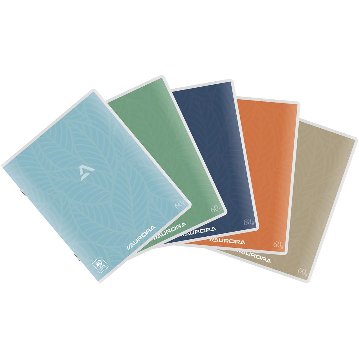 Aurora - Scrittura 60 quaderni 200 pagine, a quadretti 5 mm