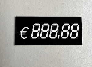 Klika -  Digitaal kaartje 60x26 mm €888.88 10st
