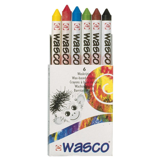 Talens - waskrijt Wasco, doos met 6 stuks