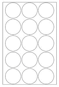 HERMA - Etiket herma 2277 rond 32mm transparant 240 stuks