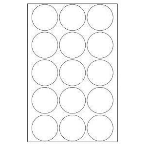 Herma - Etikett 2277 um 32 mm transparent 240 Stücke | 10 Stücke