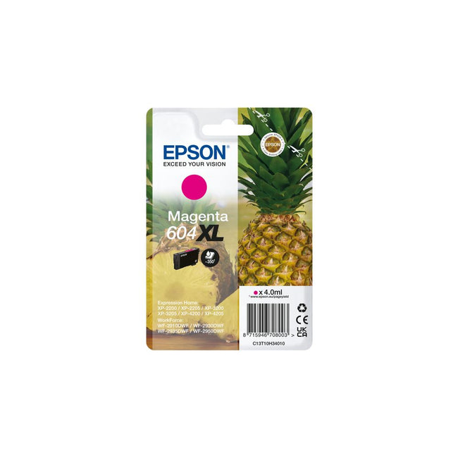 Epson - Cartucho de tinta 604XL T10H34 rojo