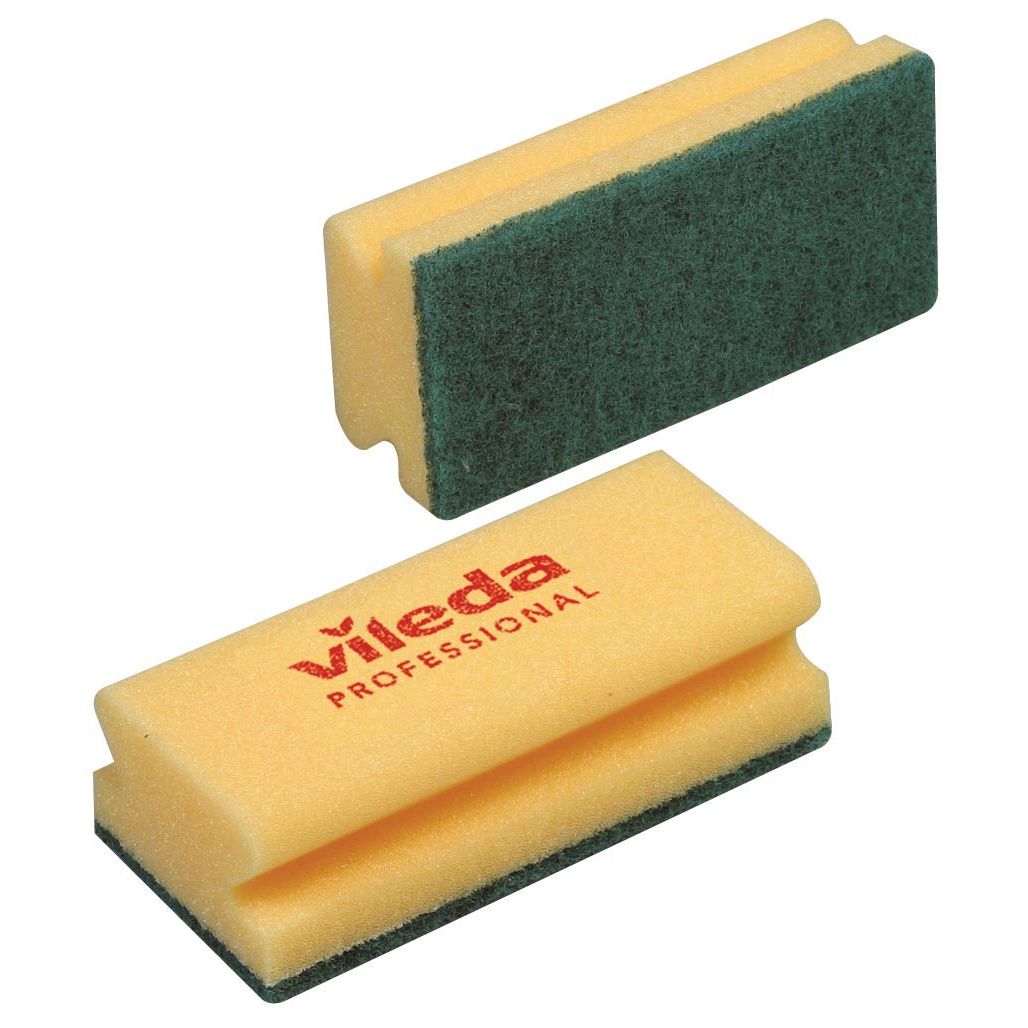 Vileda - Tampon à récurer Glitzi, paquet de 10