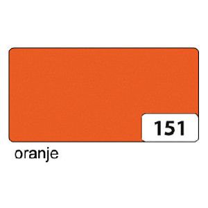 Folia Paper - Etalagekarton folia 1z 48x68cm 380gr nr151 oranje | Omdoos a 10 stuk
